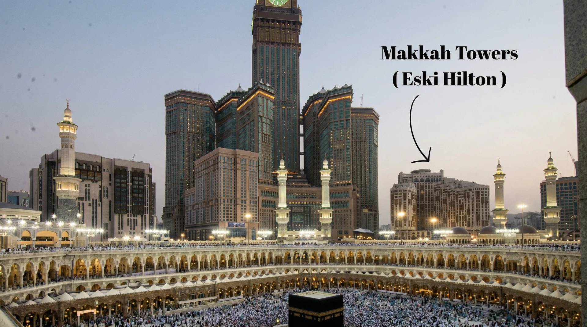 Makkah Hotel (Eski Hilton) Mekke otel görünümü