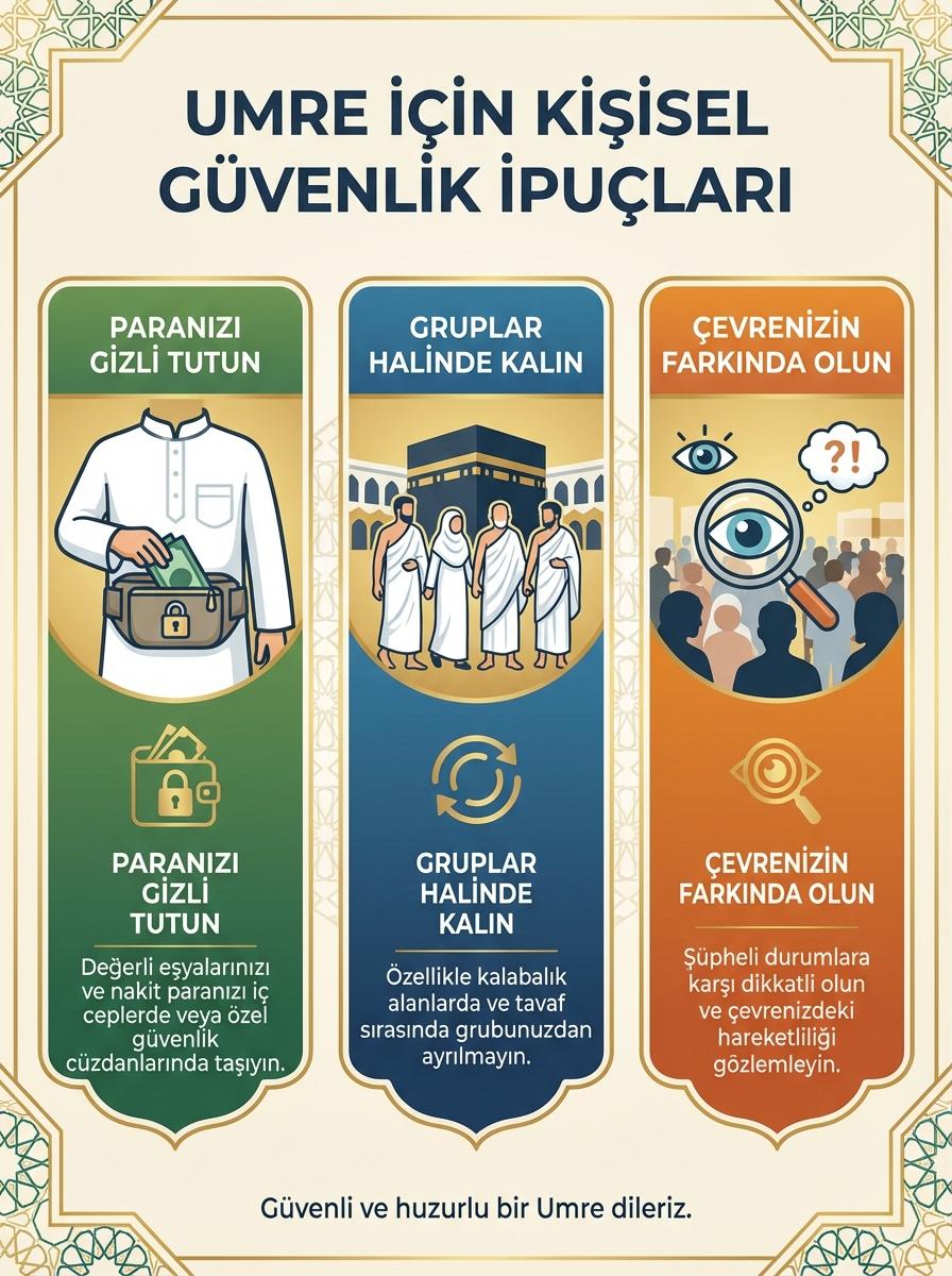 Umre Güvenlik Rehberi: Kalabalıkta Güvende Kalma İpuçları