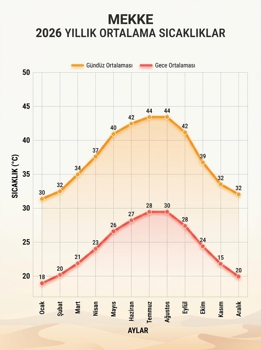 Umre Hava Durumu Rehberi: Suudi Arabistan'da Yıl Boyu İklim