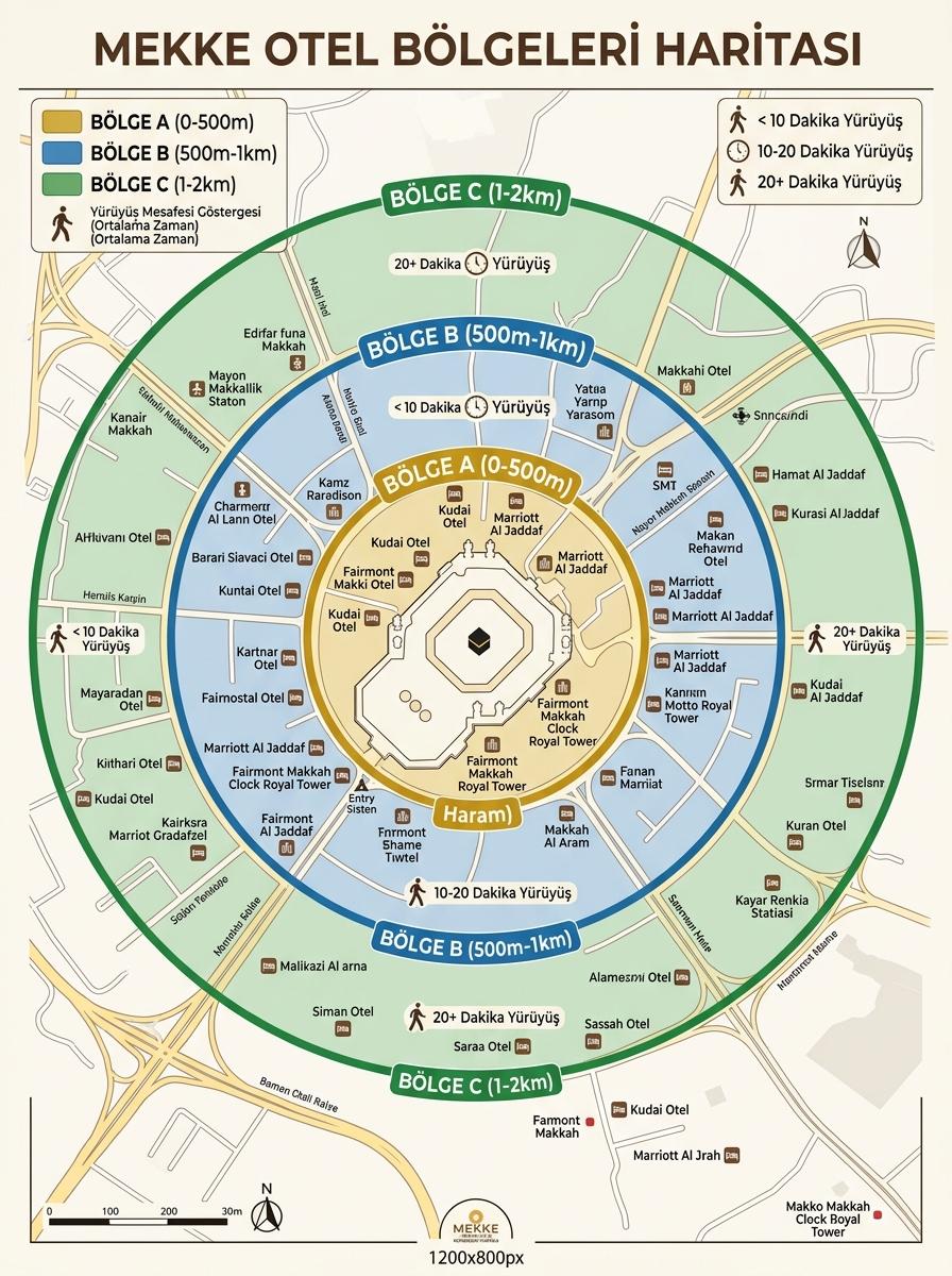 Umre Konaklama Karşılaştırma: Hangi Otel Türü Size Uygun?