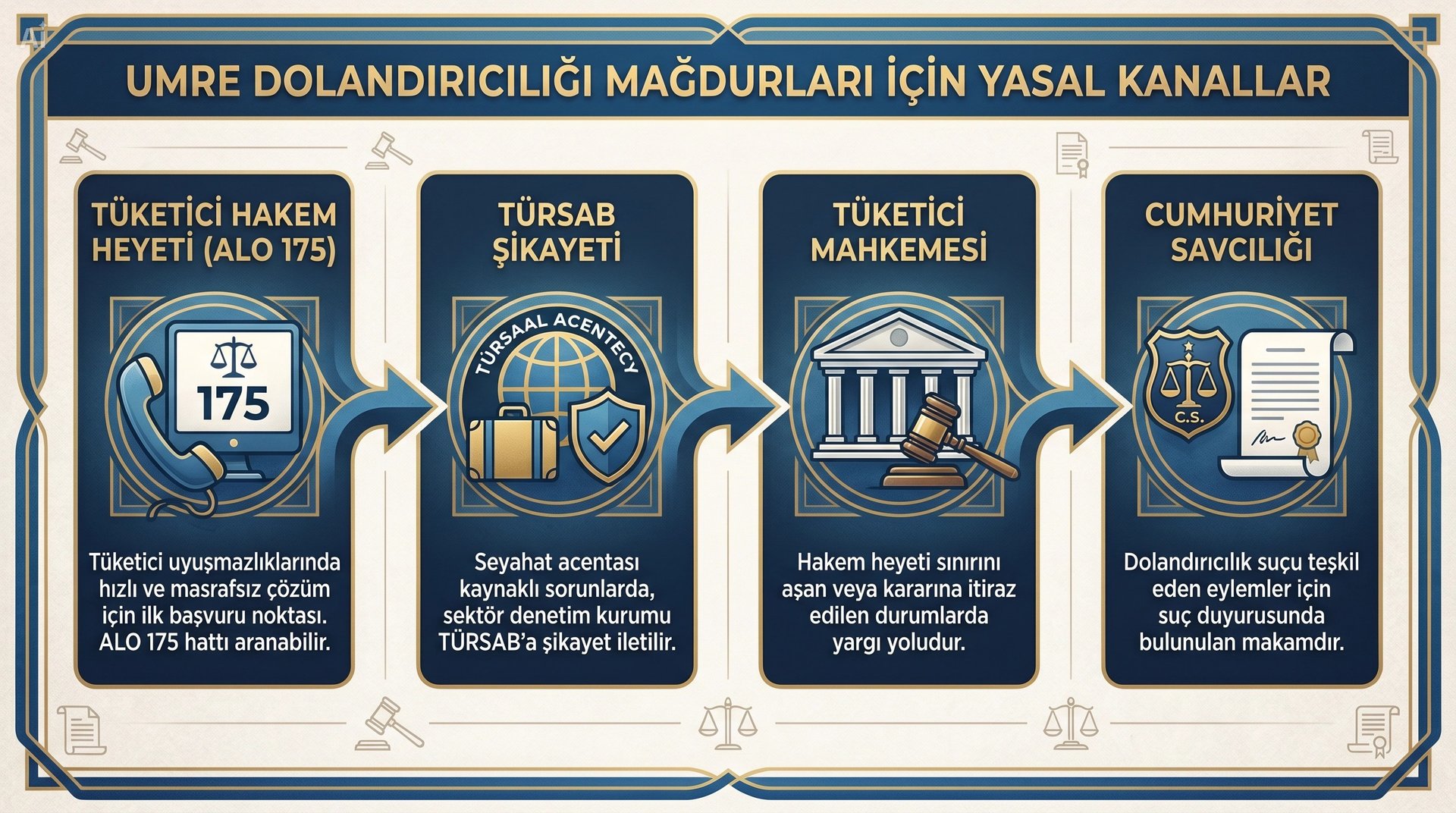 Umre Hukuki Başvuru Kanalları