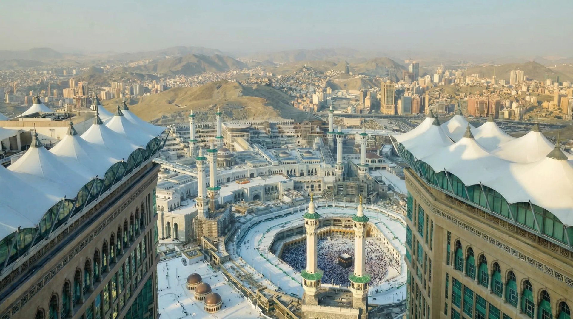 Fairmont Makkah Clock Royal Tower manzara