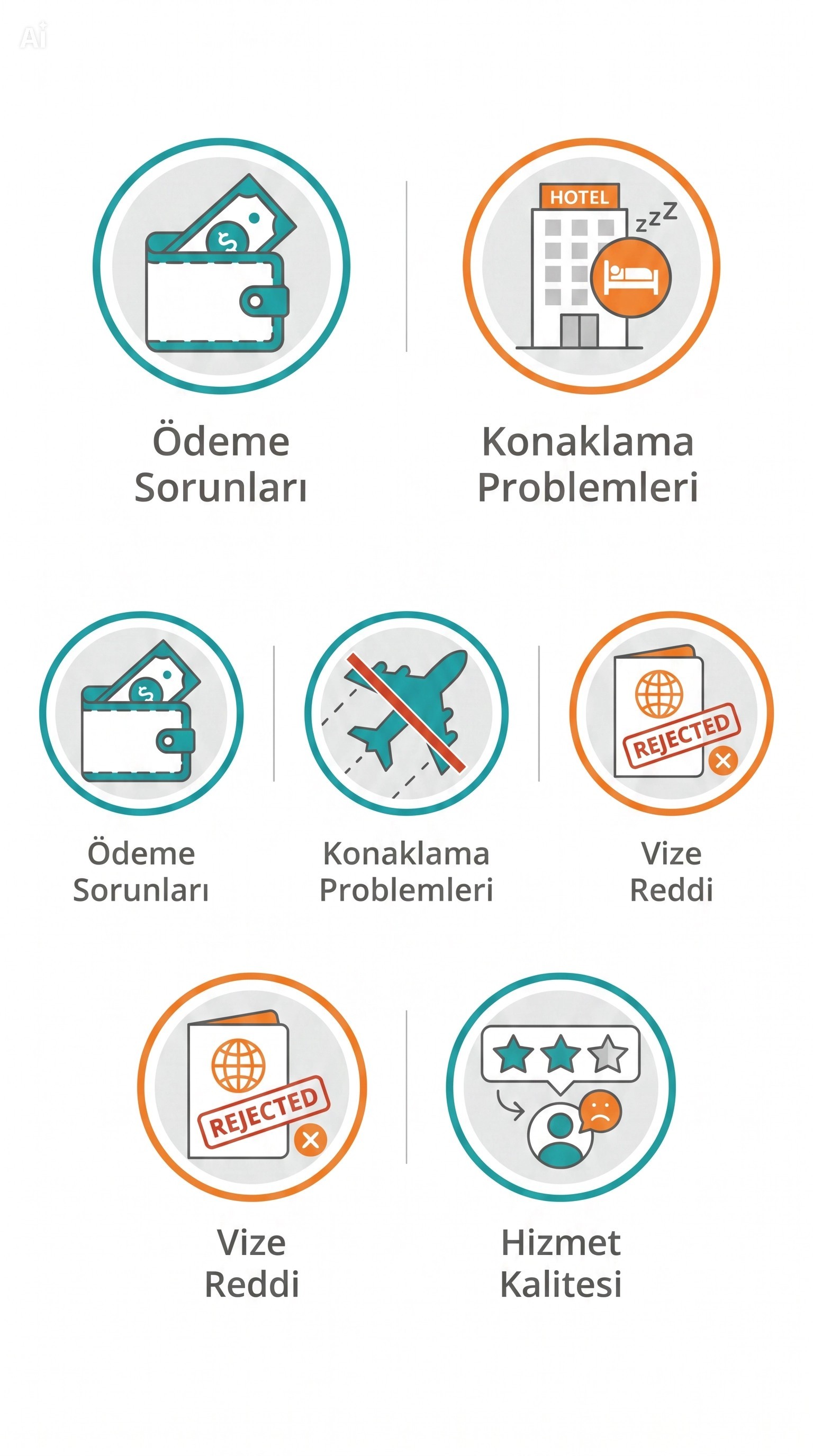 Umre Şikayet Türleri ve Mağduriyet Kategorileri