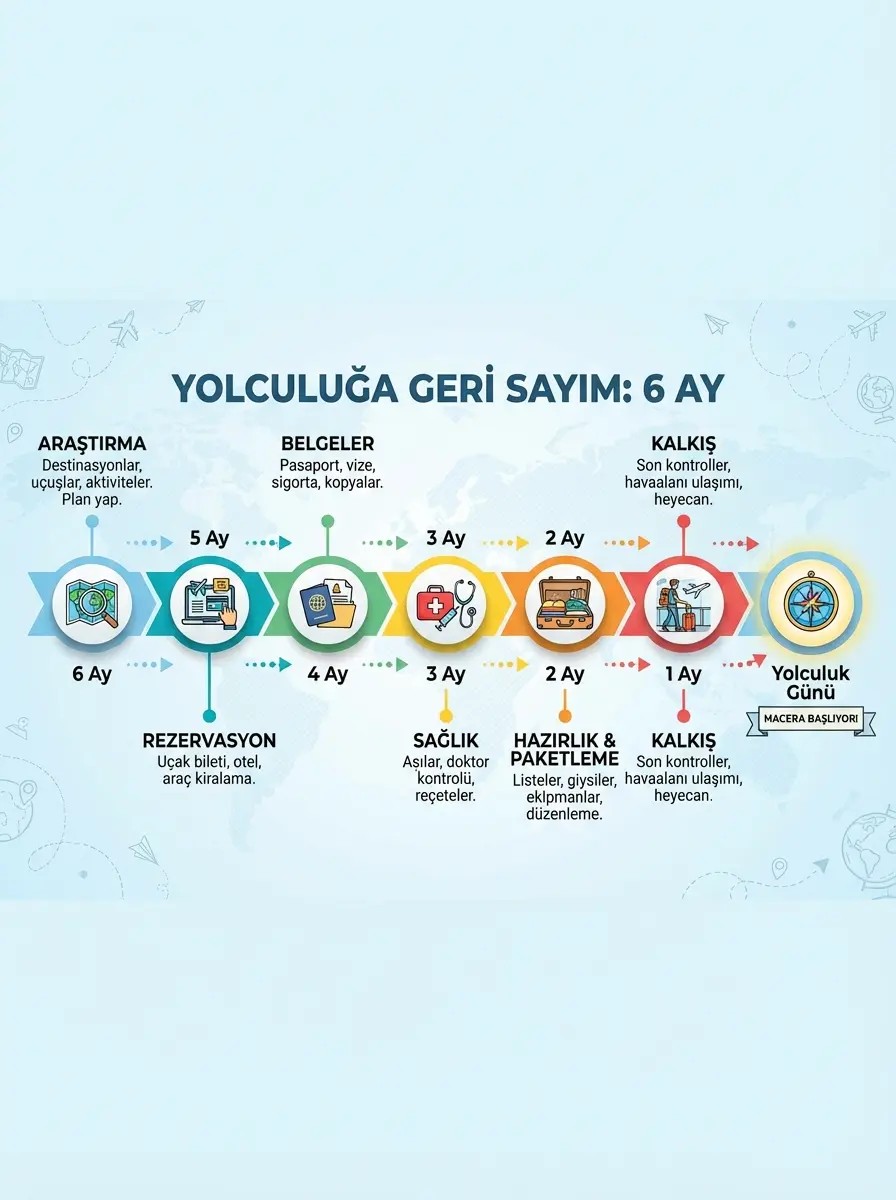 Umre Geri Sayım Takvimi: Aylara Göre Kapsamlı Hazırlık Planı