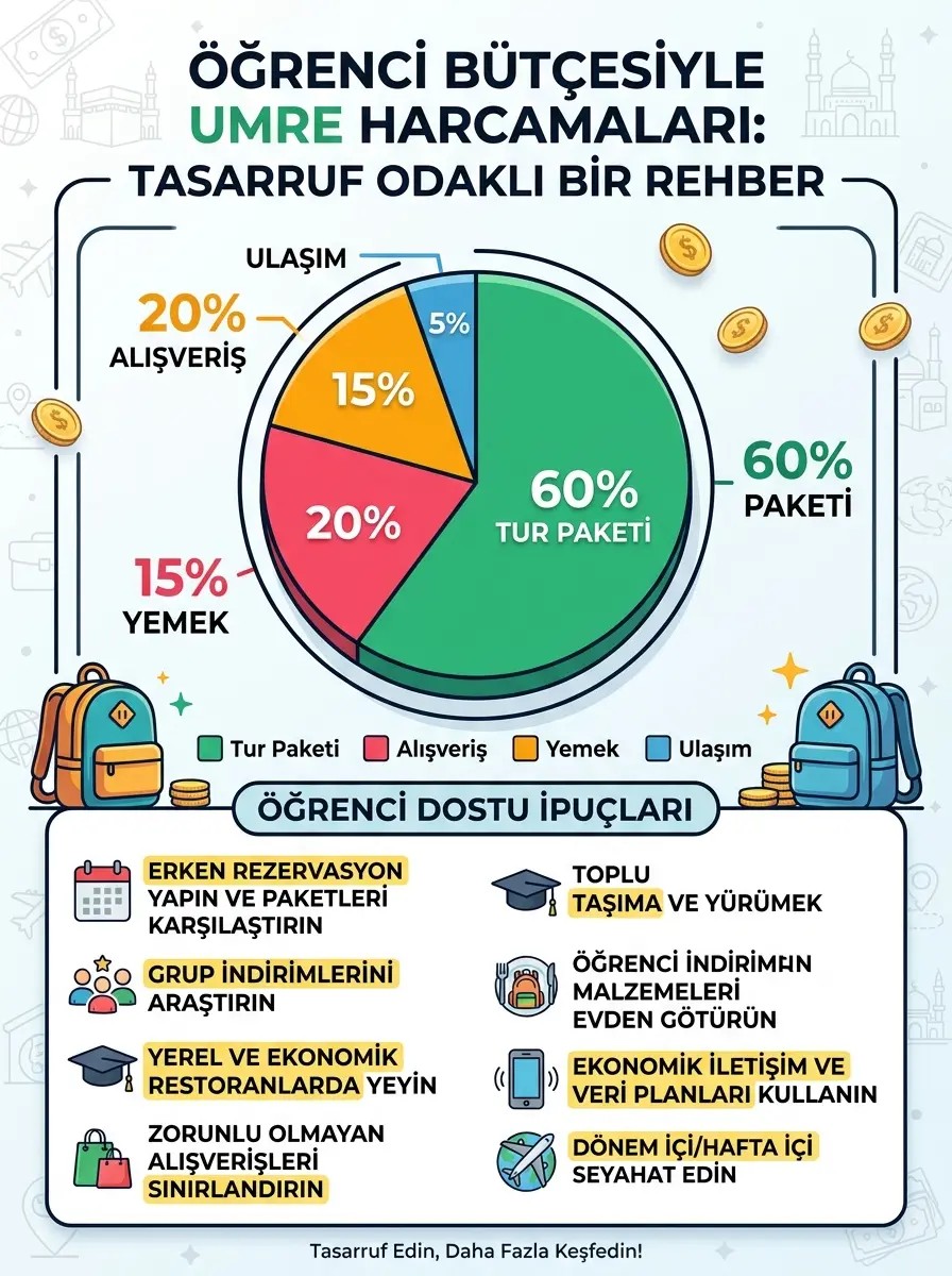 Umre Bütçesi Nasıl Hesaplanır? 2026 Detaylı Maliyet Planlaması