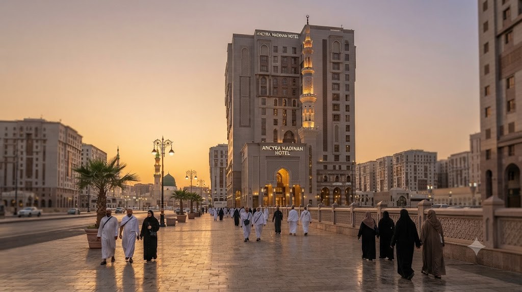 Ancyra Madinah Hotel Otel Rehberi: Mescid-i Nebevi\'ne 250 Metre