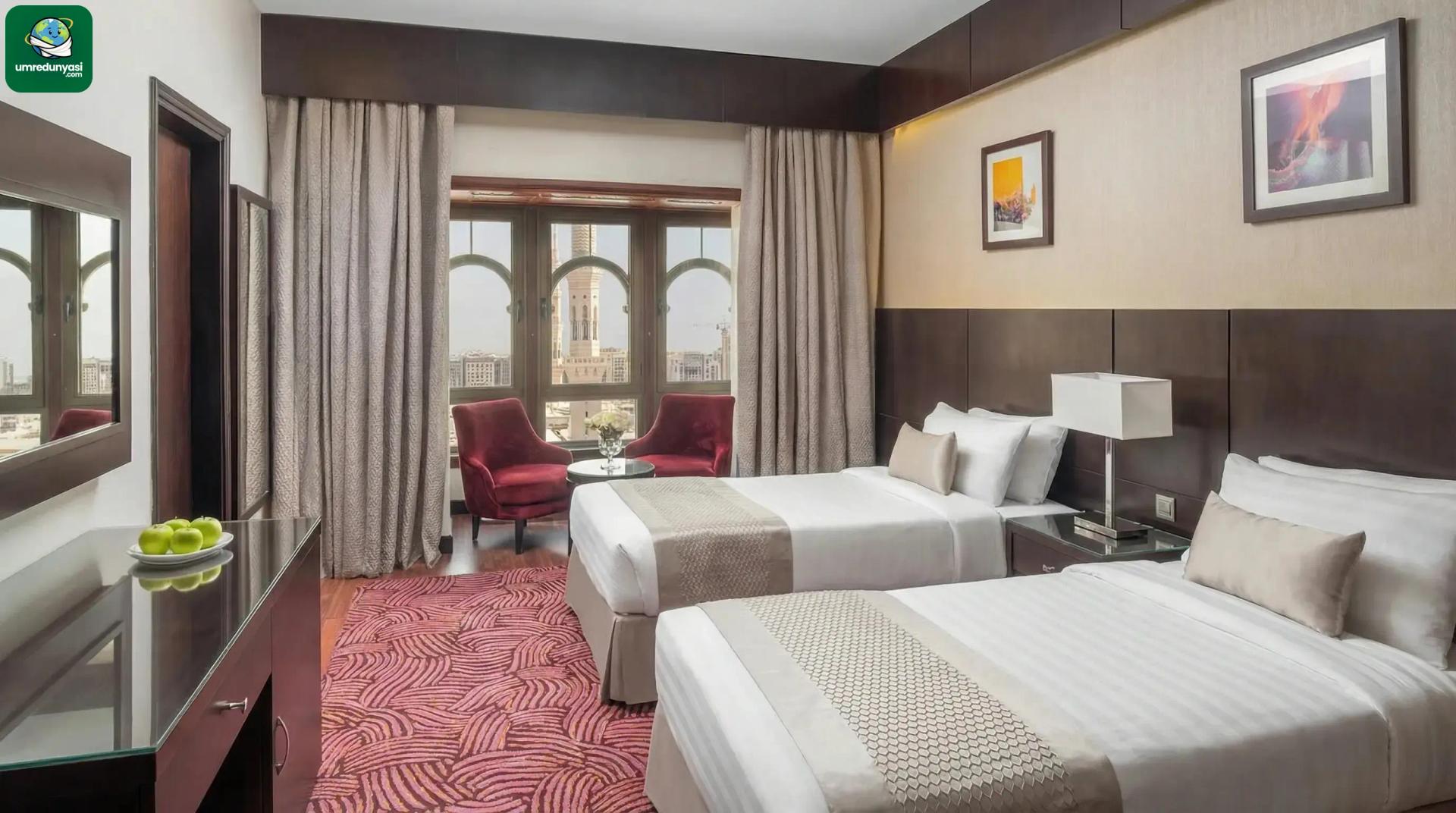Taiba Front Hotel oda görünümü