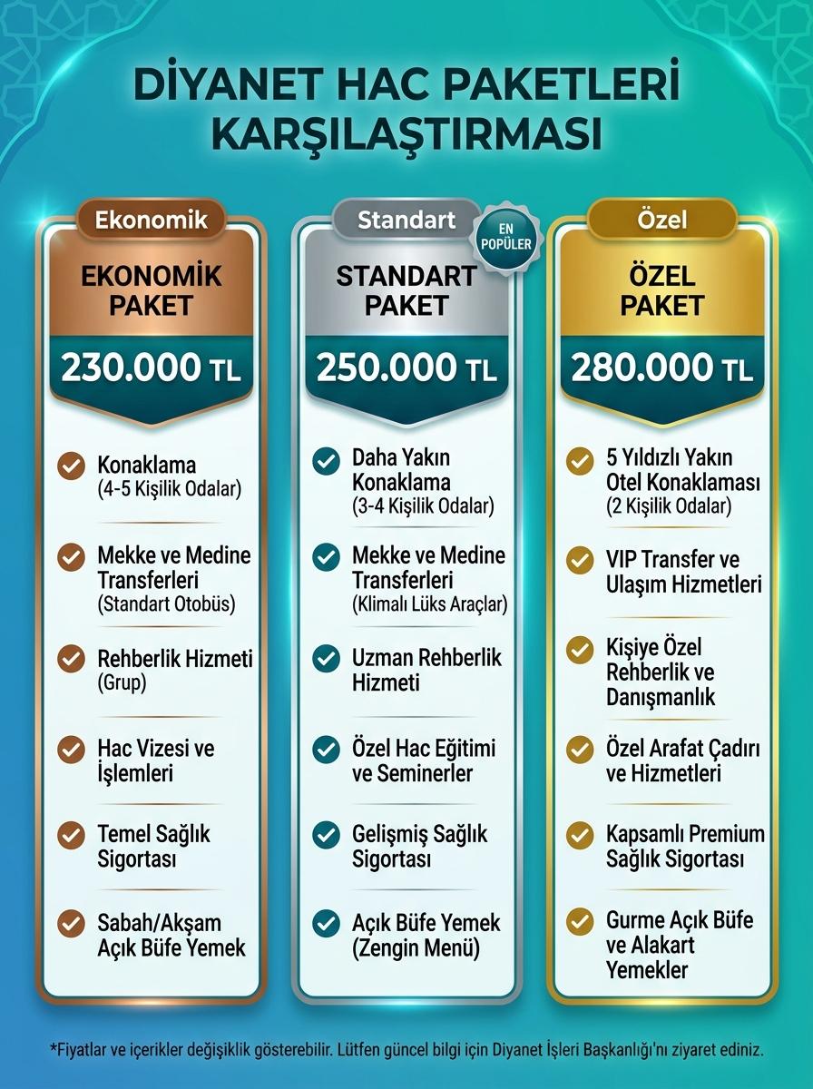 Özel hac tur fiyatları ve paket seçenekleri