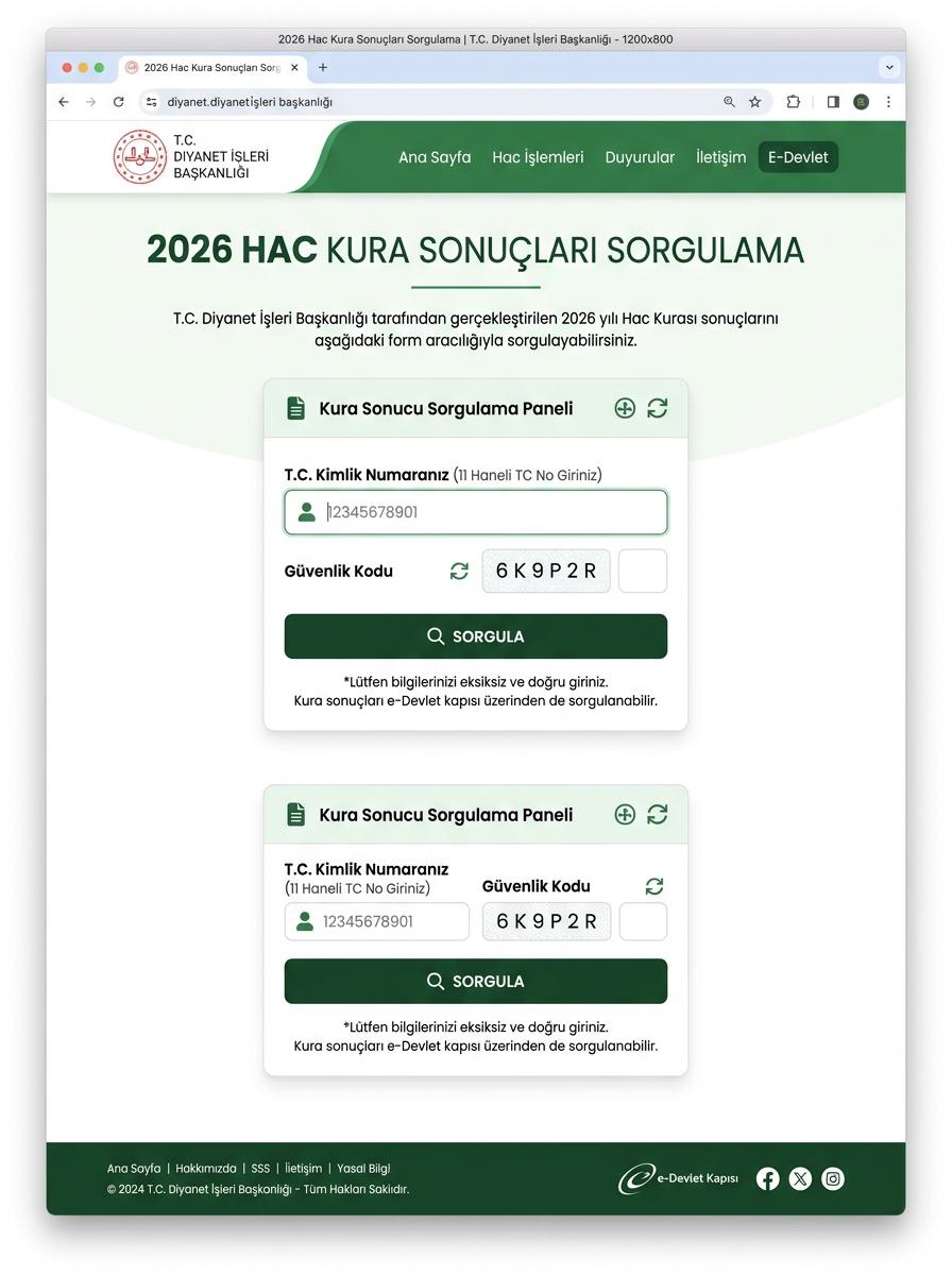 2026 hac kura sonuçları sorgulama rehberi