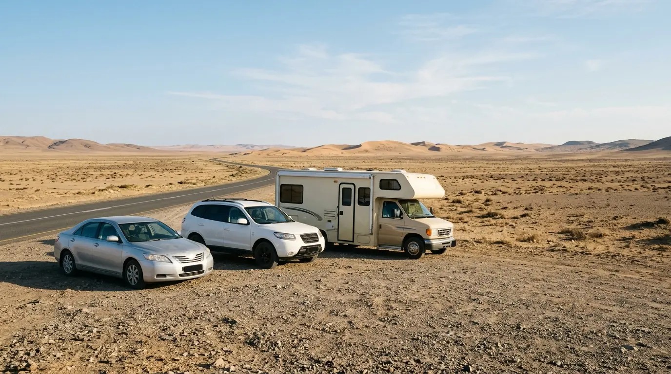 Karayolu Umre Araç Seçimi: Sedan, SUV ve Karavan Karşılaştırması
