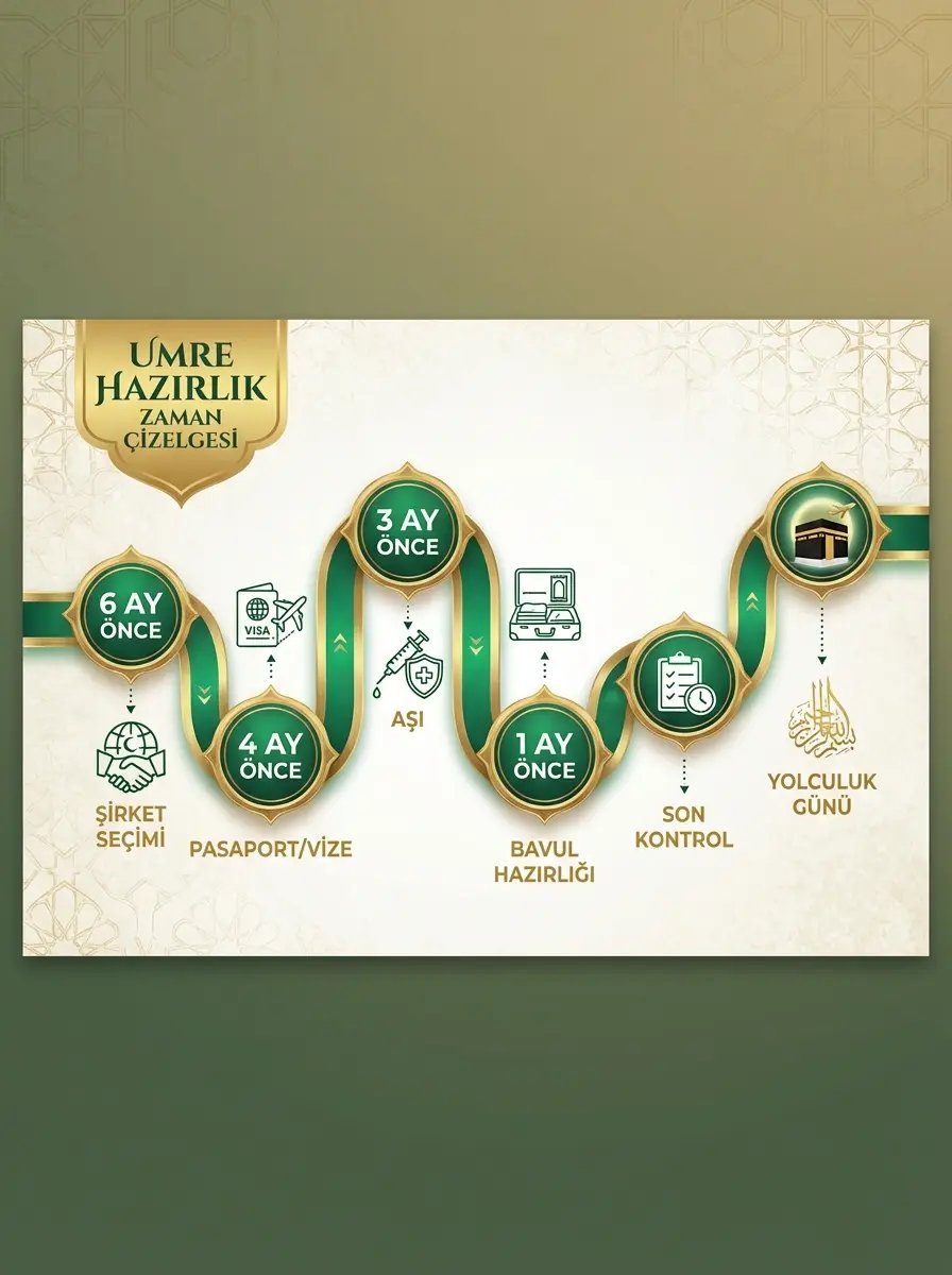 Umre Hazırlık Listesi 2026: Başlamadan 6 Ay Önce Ne Yapmalısınız?