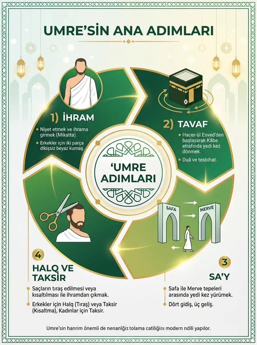 Umre Nasıl Yapılır? Adım Adım Kılavuz (2026 Güncel Rehber)