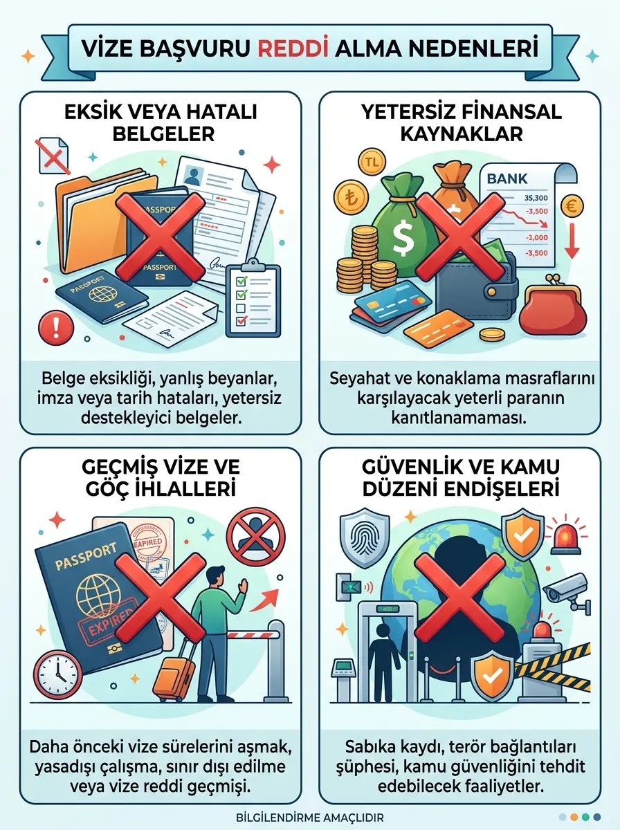 Umre Vizesi Red Nedenleri — Başvuru Hataları ve Çözümleri