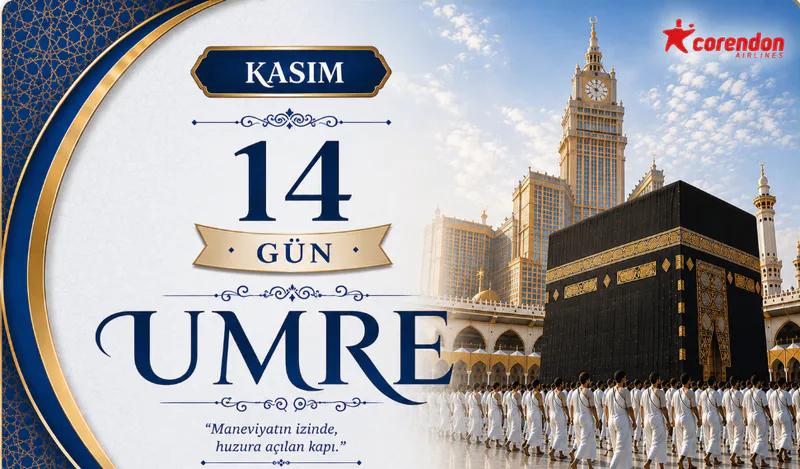 10 Kasım 2026 | 14 Günlük Umre Turu | Aytuna Turizm