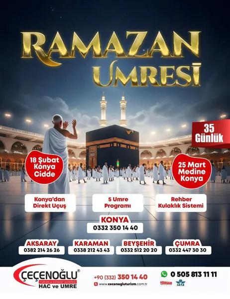 38 Günlük Umre Turu - Ramazan Umresi | Çeçenoğlu Turizm