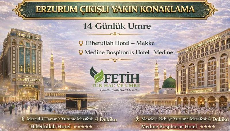 11 Ocak 2027 | 14 Günlük Umre Turu | Fetih Tur