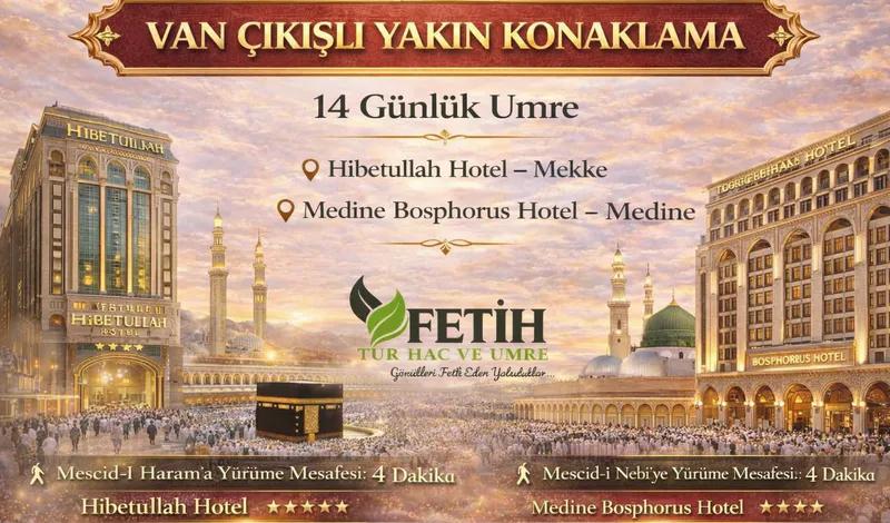 Sömestir Umresi - 14 Günlük Umre - 25 Ocak 2027 - Fetih Tur