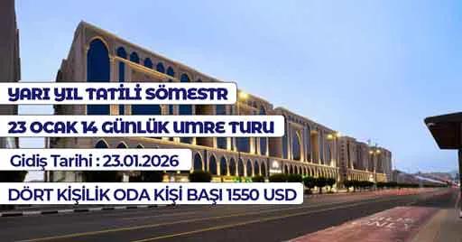 Ankara Çıkışlı 15 Günlük Umre Turu 23 Ocak 2027 | Gönül Yolu Turizm