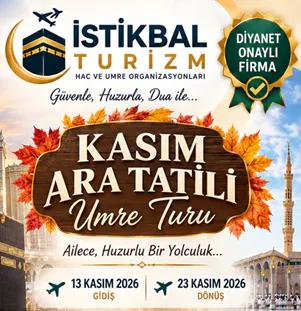 5 Aralık 2026 Hareketli 14 Günlük Umre | İstikbal Turizm