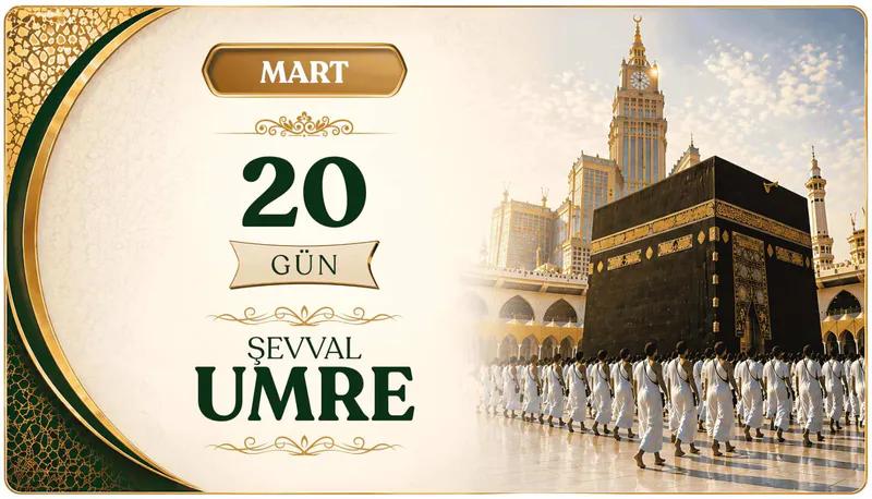 2 Ocak 2027 Hareketli 22 Günlük Umre 4 Yıldızlı | Kibleteyn Turizm