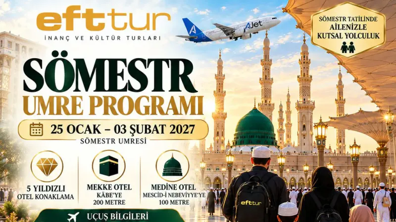 25 Ocak 2027 Hareketli 10 Günlük Umre 5 Yıldızlı Oteller | EFT Turizm - 9