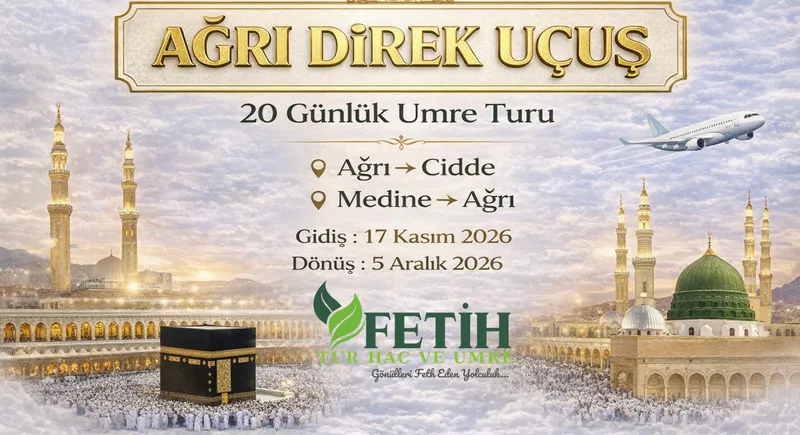 14 Günlük Umre Turu | 1.800 USD'den Başlayan Fiyatlarla | Fetih Tur - 5