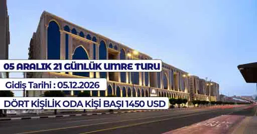 5 Aralık 2026 | Standart Umre | 21 Günlük Program | Gönül Yolu Turizm - 3
