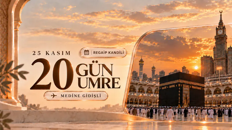 20 Günlük Umre Turu - Ekonomik Umre Millennium | Kibleteyn Turizm - 13