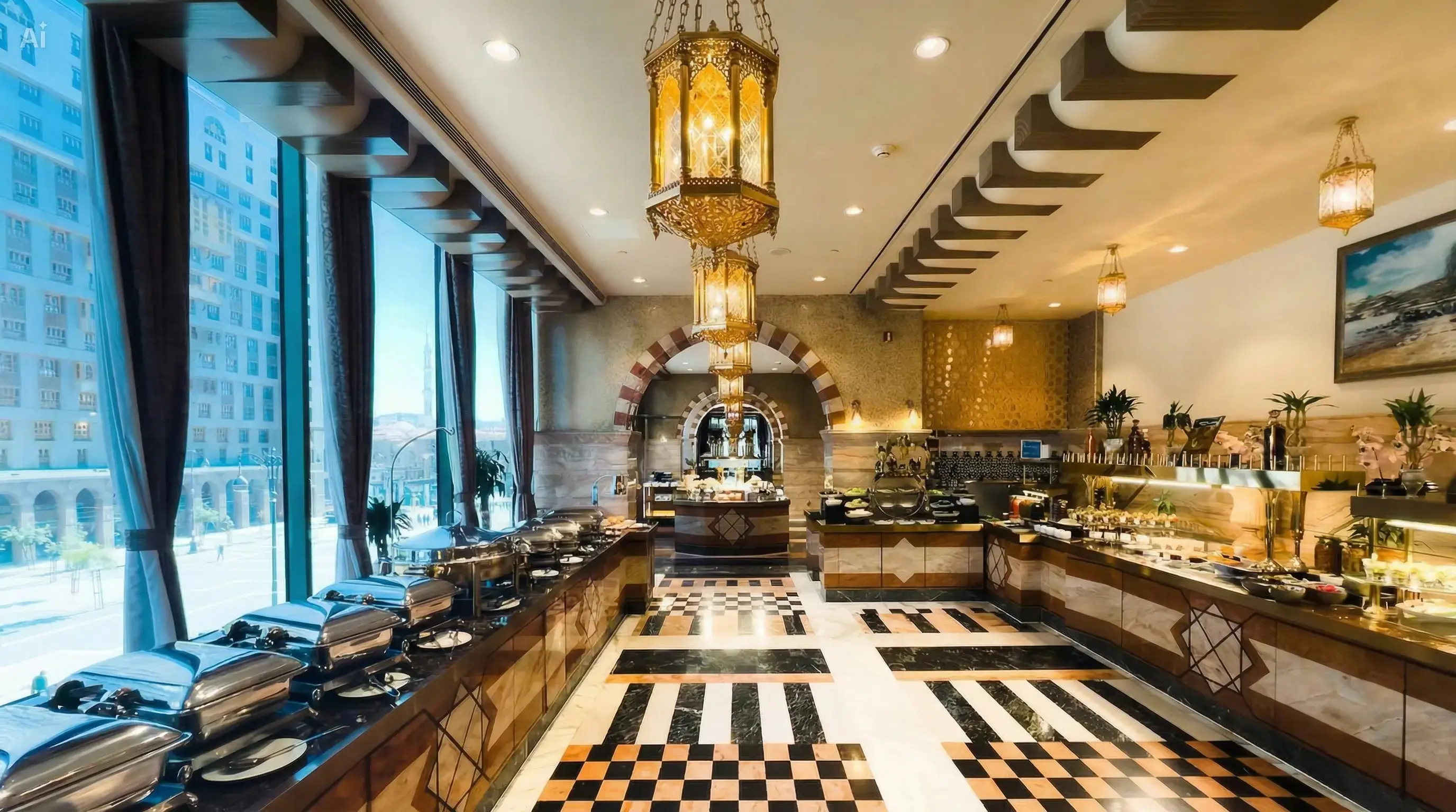Hilton Madinah Medine Restoran