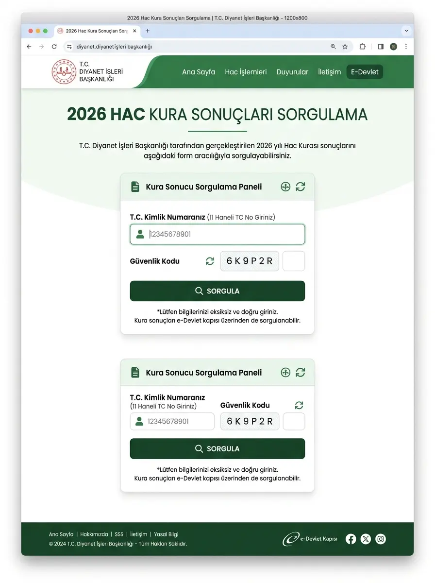 2026 Hac Kura Sonuclari Sorgulama