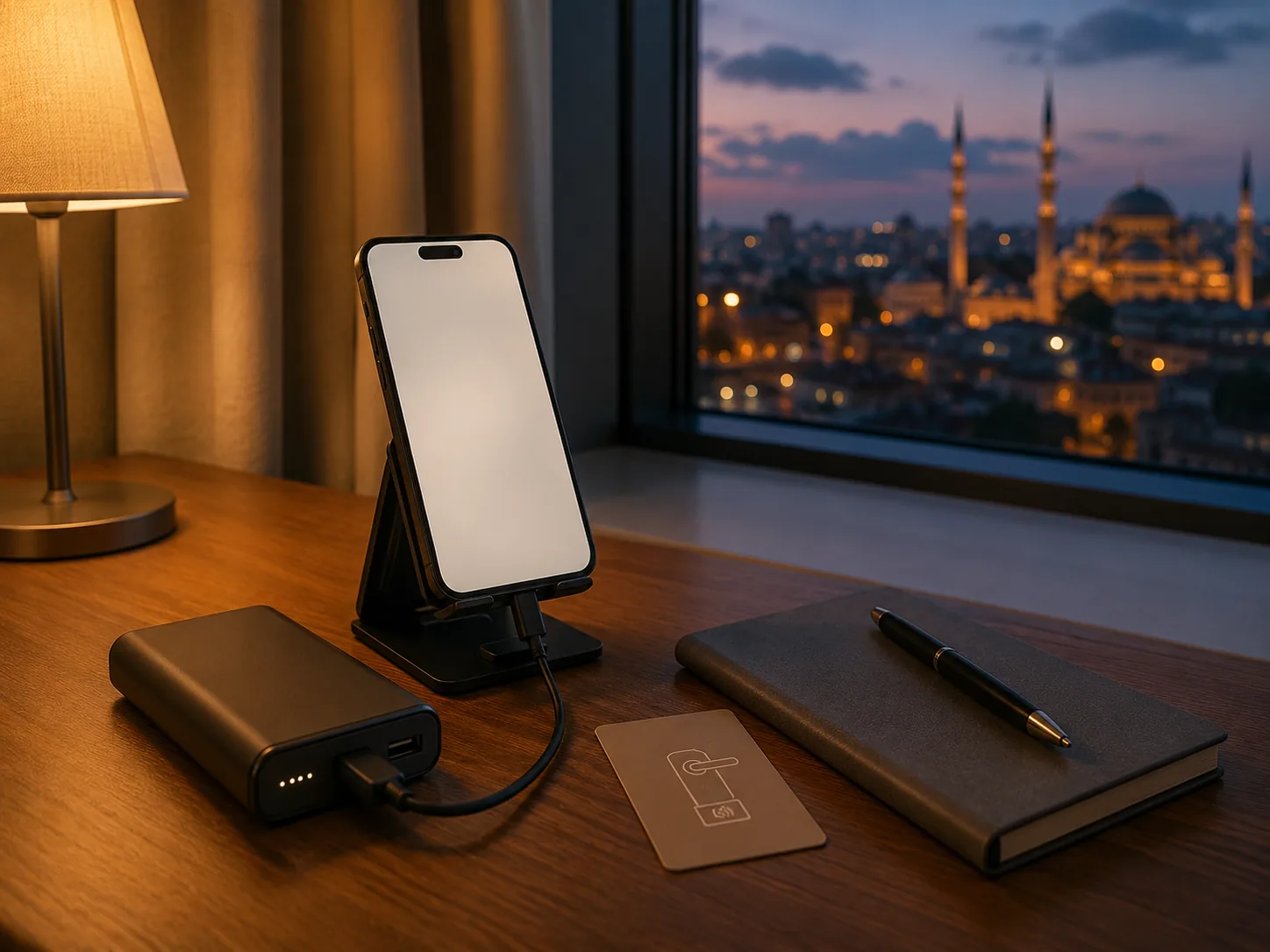 Mekke ve Medine'de mobil veri, otel kablosuz ağı ve mesajlaşma uygulamaları arasında kurulan iletişim planı