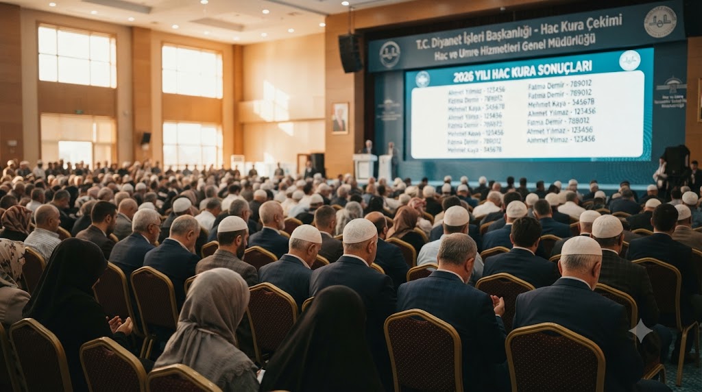 Kabe çevresinde ihramlı hacı adayları, hac başvurusu sonrası kura bekleme ve hac hazırlık dönemi
