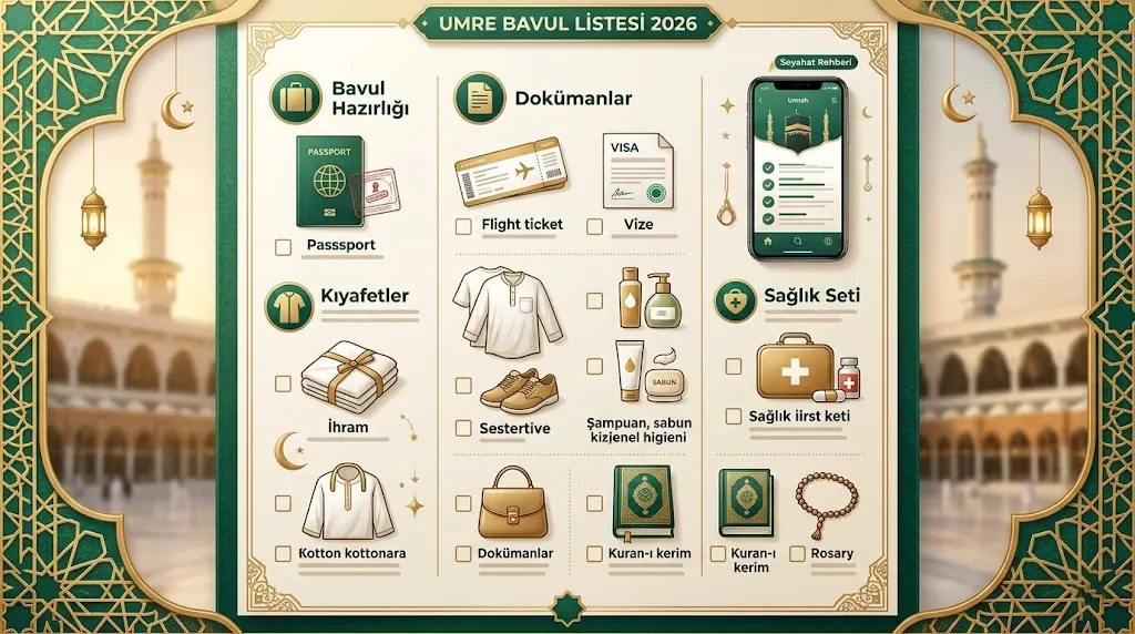 umre bavul listesi detay görseli