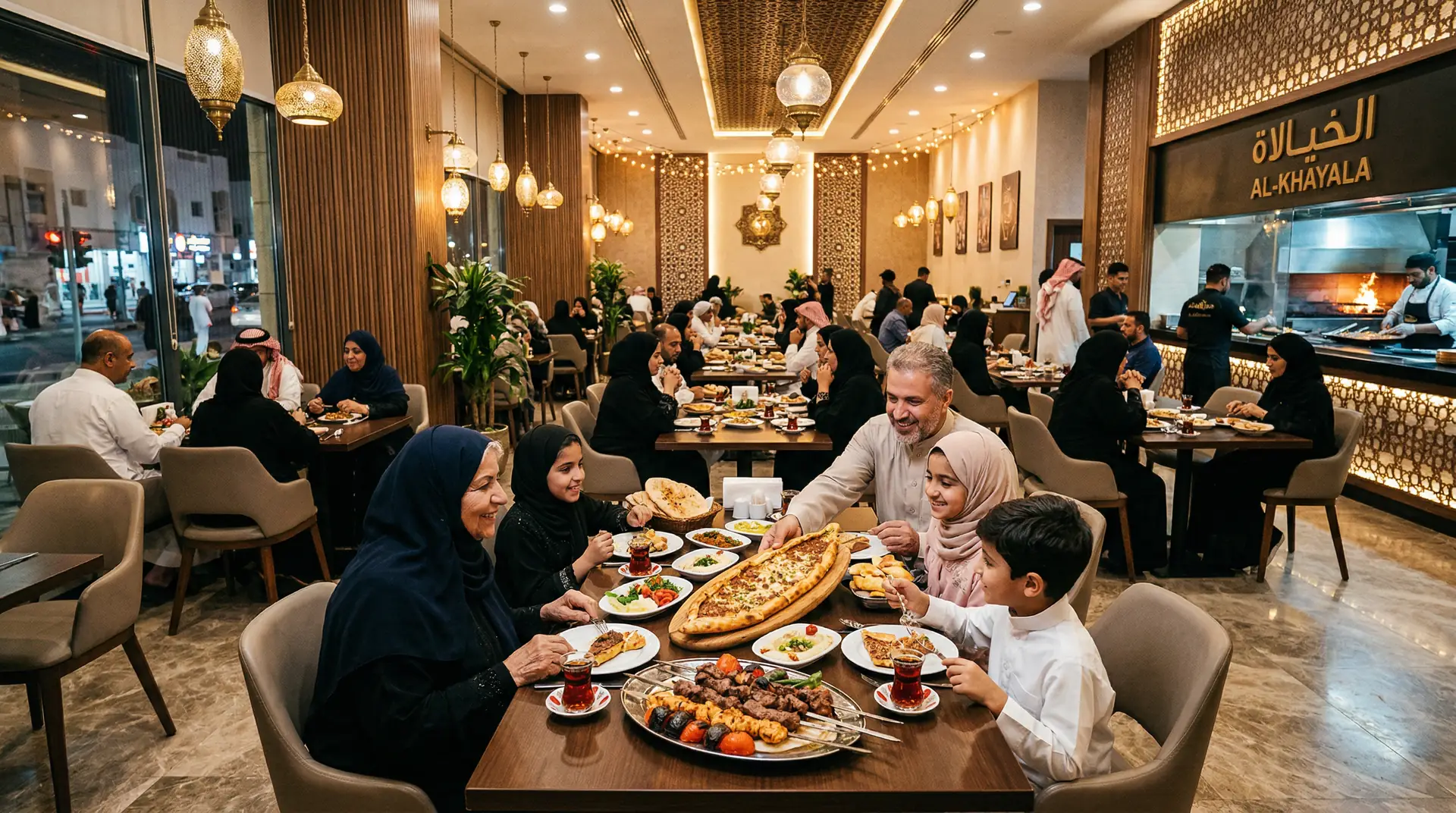 Mekke ve Medine'de popüler fast food zincirleri ve yemek mekanları